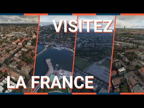MICROSOFT FLIGHT SIMULATOR : 9 VILLES FRANÇAISES à EXPLORER