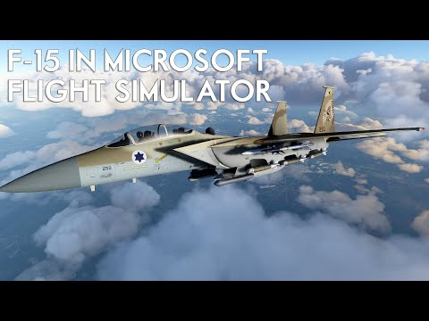 Microsoft Flight Simulator – F15C Jet Fighter – DC Designs First Look