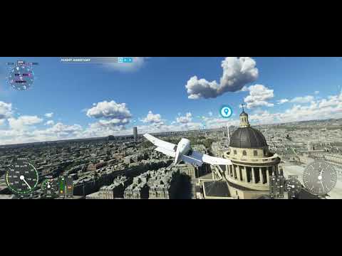 Microsoft Flight Simulator paris  crash landing