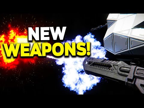 NEW DEVASTATING WEAPONS – Space Engineers Warfare 2: Broadside Update!