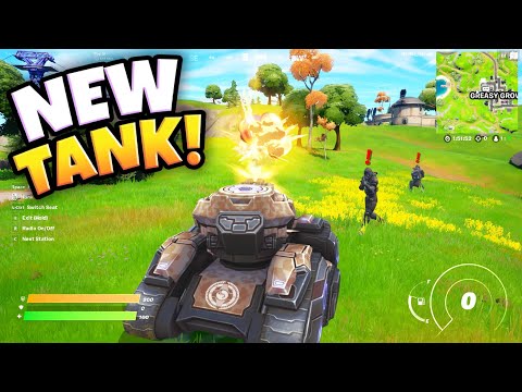 New IO TANK Vehicle in Fortnite Update!