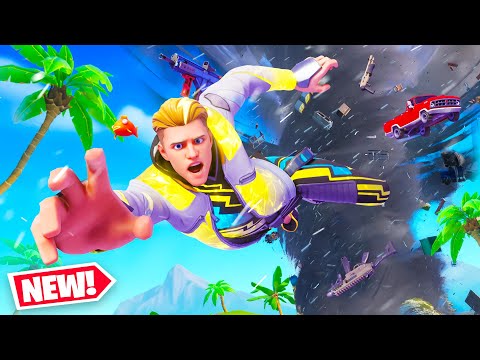 *NEW* TORNADO IN FORTNITE! (INSANE)