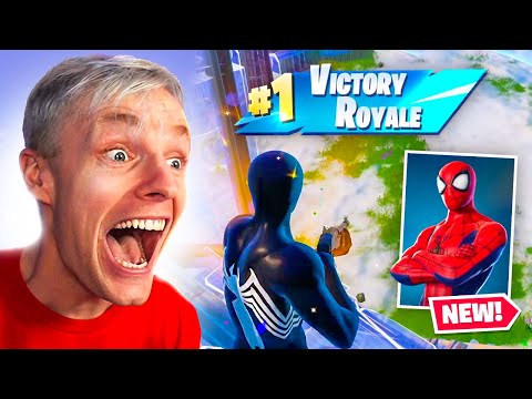 NIEUW FORTNITE SEIZOEN MET SPIDERMAN IS VICTORY ROYALE!! 😱