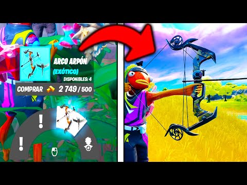 **NUEVO** ARCO ARPÓN (EXÓTICO) en FORTNITE 😱🔥