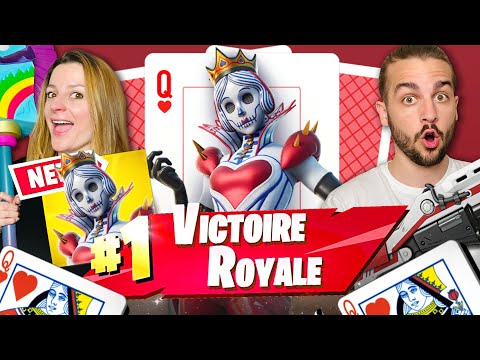 ON ACHETE LE NOUVEAU SKIN SAINT VALENTIN : LA REINE DE COEUR ET ON FAIT TOP 1 ! FORTNITE DUO FR