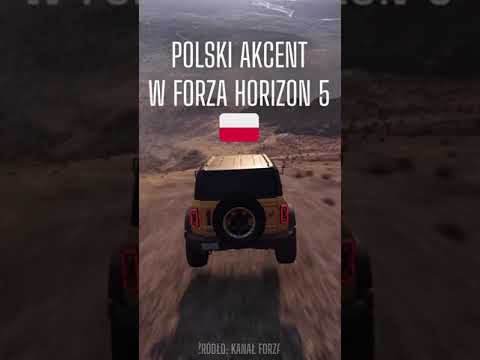 POLSKI AKCENT W FORZA HORIZON 5 🇵🇱🎹🎼 #Shorts