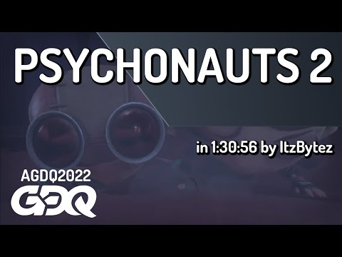 Psychonauts 2 by ItzBytez in 1:30:56 – AGDQ 2022 Online
