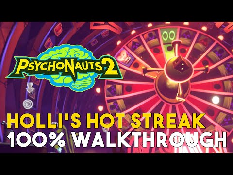Psychonauts 2 Holli's Hot Streak 100% Walkthrough (All Collectible Locations)