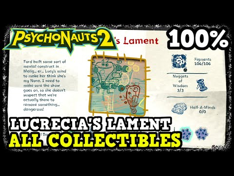Psychonauts 2 Lucrecia's Lament All Collectible Locations (Figments, Nuggets of Wisdom, & More)