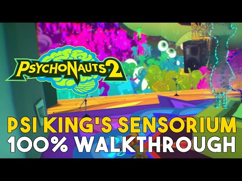 Psychonauts 2 Psi King's Sensorium 100% Walkthrough (All Collectible Locations)