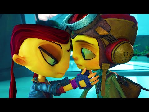 Psychonauts 2 – Raz Has a Crush on Lili (All Scenes) 2021