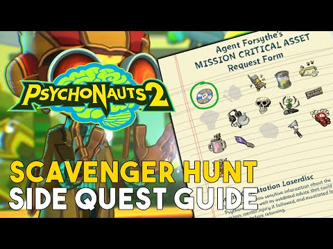 Psychonauts 2 Scavenger Hunt Side Quest Guide (All Critical Asset Locations)