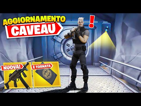 Sono TORNATI i CAVEAU + BOSS con Mitraglietta MITICA! AGGIORNAMENTO Fortnite Capitolo 3 ITA!
