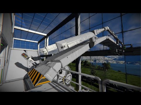 Space Engineers: Extendable Bridge Test 2, The Bridgening