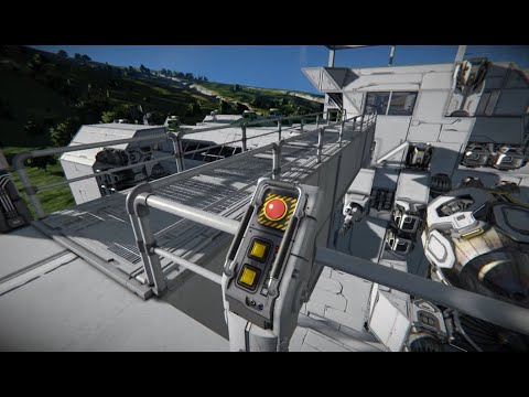 Space Engineers:  Extendable Bridge Test