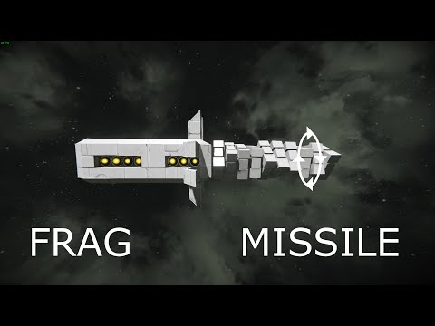 Space Engineers – Frag Missile Testing