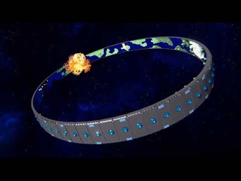 Space Engineers Halo Ring Installation Habitat Destruction