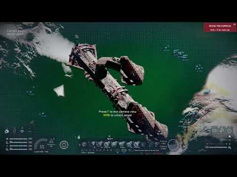 Space Engineers-  I was Watching A ship I attacked Crashing into a Planet, WHEN I GOT ATTACKED(PC)