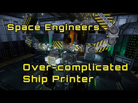Space Engineers Strike Fighter Ship Printer