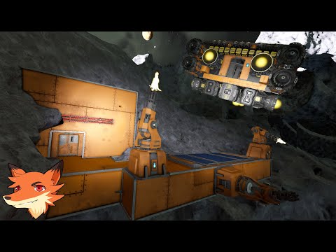 Space Engineers – Survie #15 – Une base spatiale fonctionnelle, défendue et au creux d'un astéroïde!