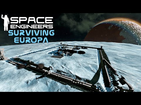Space Engineers Surviving Europa: Finale – Time Lapse Compilation Part 2