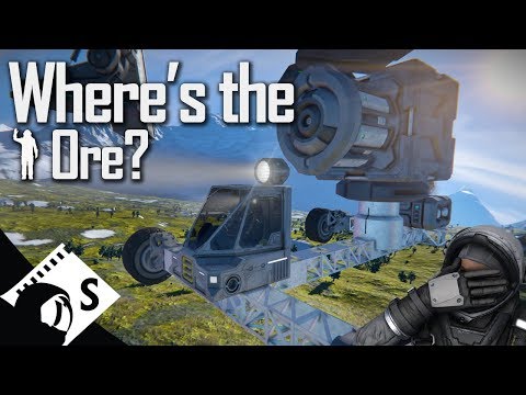 Space Engineers Tutorial: Landing on a planet and finding ore (Guide to finding ore in update 1.186)