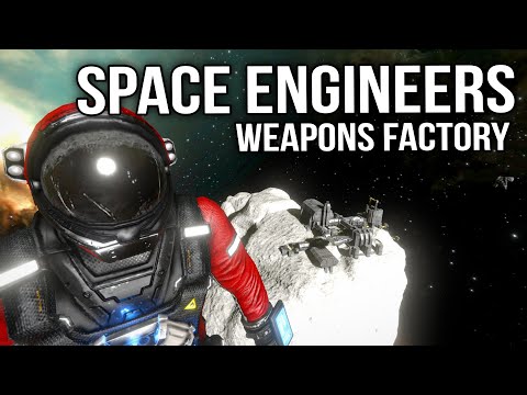Space Engineers – Weapons Base Vs Reavers (#8)