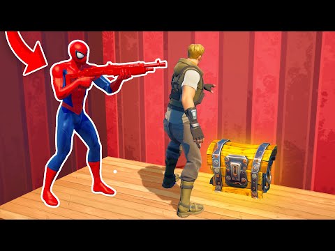 SPIDERMAN à OSÉ TROLL ce NOOB sur FORTNITE