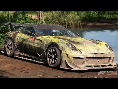 TERKEDİLMİŞ FERRARI 599xx EVO 'yu MODİFİYE ETTİK – Forza Horizon 5