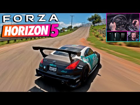 TESTANDO O MEU VOLANTE NOVO NO FORZA HORIZON 5 | Thrustmaster T300RS