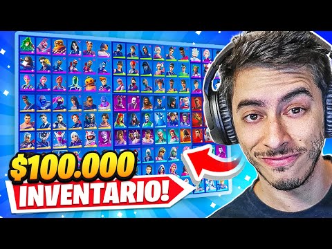 TODAS AS MINHAS SKINS NO FORTNITE (1000+)