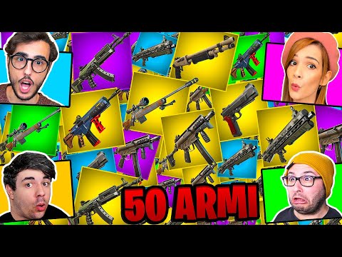 UNA KILL CON TUTTE LE ARMI DI FORTNITE! *50 KILL*