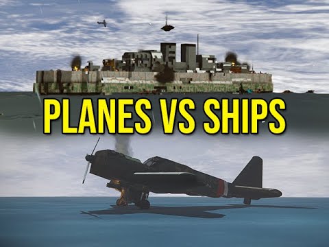 Warplanes Take On Battleships – Space Engineers