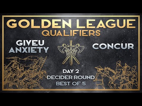 $125,000 Golden League Qualifiers: GiveUAnxiety vs Concur – DECIDING ROUND (Age of Empires 4)