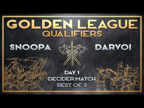 $125,000 Golden League Qualifiers: Snoopa vs Darvoi (Age of Empires 4) DECIDER