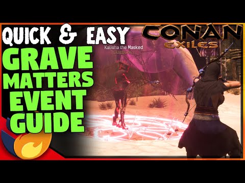 2 MINUTE GRAVE MATTERS EVENT GUIDE #Shorts | Conan Exiles |