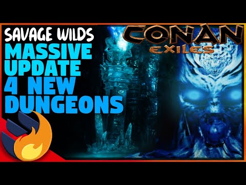 4 NEW DUNGEONS, BEHIND THE SCENES, TRAILER REVIEW – Savage Wilds | Conan Exiles |