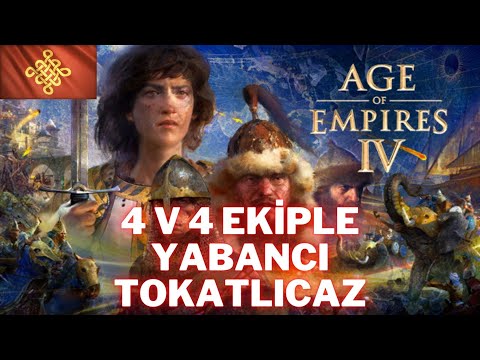 4 v 4 Yabancı tokatlamaca | Age of Empires 4 | TÜRKÇE | 2022