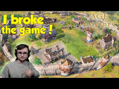 Age of empires 4 english gameplay | Breaking the game !