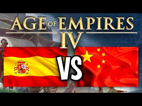 AGE OF EMPIRES 4: LIDERO un EQUIPO de ESPAÑOLES vs PREMADE de CHINOS