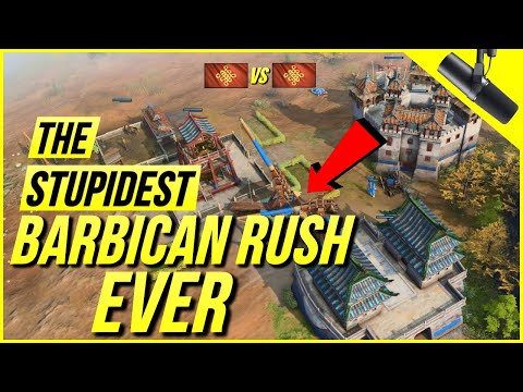 Age of Empires 4 – These Barbicans Are Getting Dumb