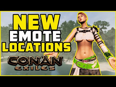 All New Emote Locations Testlive | Conan Exiles 2022