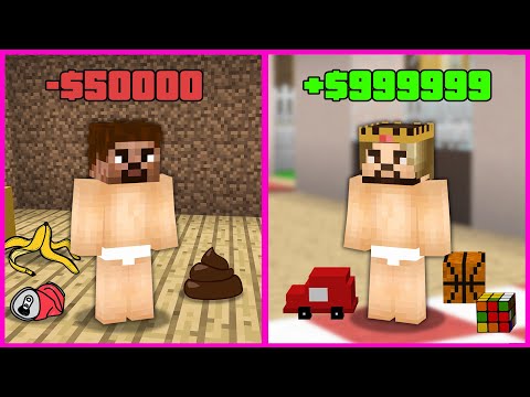 BEBEK ZENGİN VS BEBEK FAKİR! 😂 – Minecraft