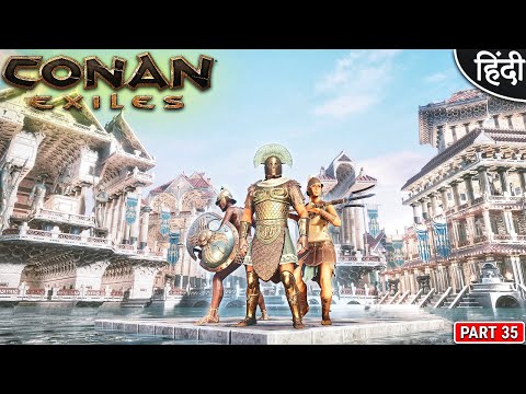 Boss Kill My Sabertooth 😱😭 : OP Boss Fight : Conan Exiles : भाई ये क्या हो गया – Part 35 [ Hindi ]