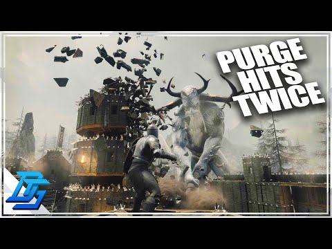 BUILDING A BASE….BUT PURGE HAPPENS, INVASION OF OUR HOME!! – Conan Exiles Gameplay (2022) – Part 3