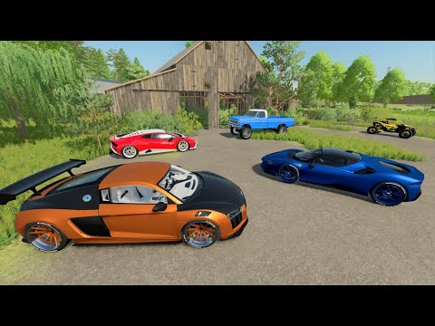Buying abandoned barn with secret tunnel full of race cars | Farming Simulator 22
