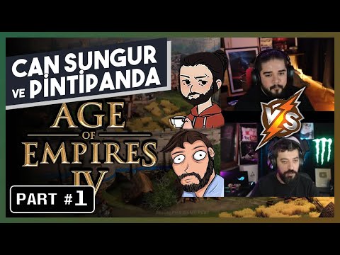 Can Sungur VS PintiPanda – AGE OF EMPIRES 4 | Bölüm 01