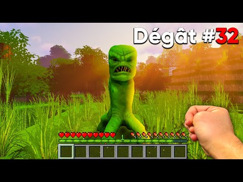 Chaque Dégât rend Minecraft plus Réaliste