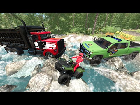 Chasing new ATV in the middle of the forest | Farming Simulator 22