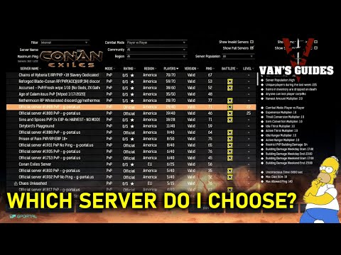 Conan Exiles: Guide to Choosing a Server (Which is right for you?)